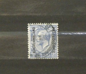 8721   Bechuanaland   Used # 87   George V w Overprint     CV$ 27.50