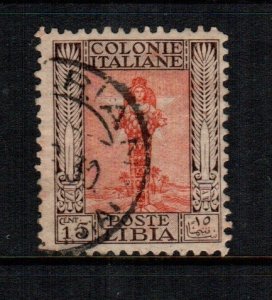 Libya  52a used cat $ 45.00 italian libia