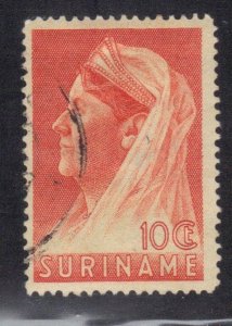 SURINAM SCOTT #152 USED 10c