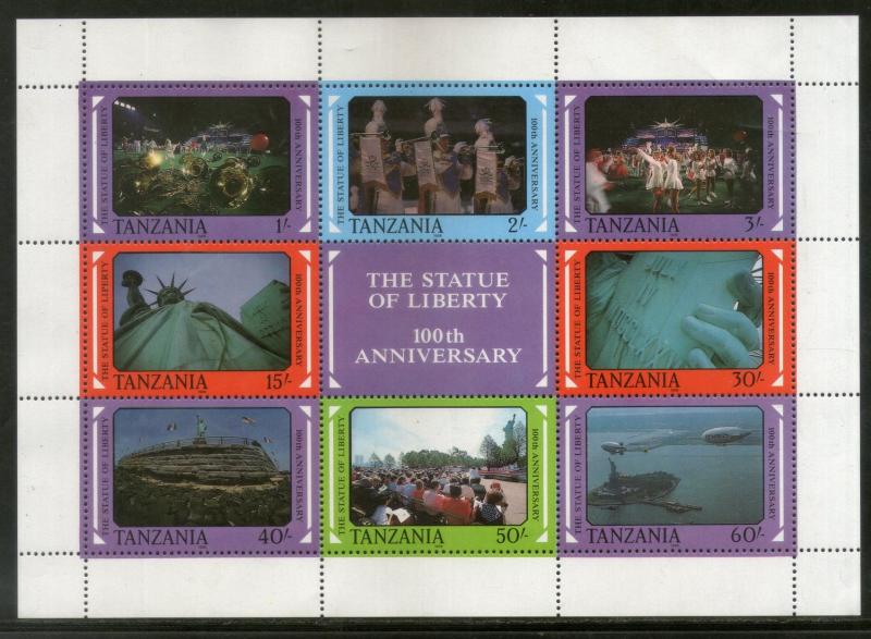 Tanzania 1988 The Statue of Libery Centenary United States Architect MNH # 9110