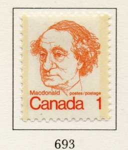 Canada 1972-77 Portraits Early Issue Fine Mint Hinged 1c. NW-124457