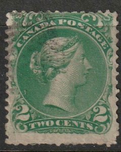 Canada Large Queen #24 Used, Clean Back (1015)