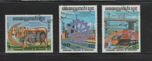 CAMBODIA #454-456  1983 FESTIVAL OF REBIRTH      MINT  VF NH O.G  CTO