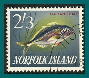 Norfolk Island 1963 Fish, 2'3s used  #60,SG48