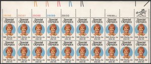 SC#1788 15¢ Special Olympics Plate Strip of Twenty (1979) MNH