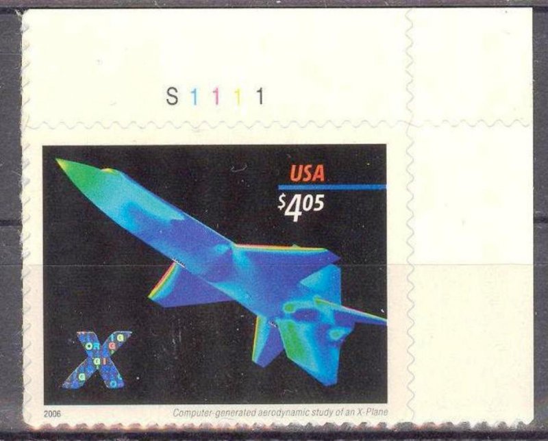 United States USA 2006 Space Express Mail 4,05 $ Hologram Foil MNH**