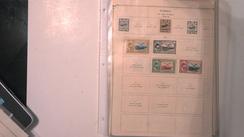 IRAN COLLECTION ON ALBUM PAGES, MINT/USED HIGH VALUE