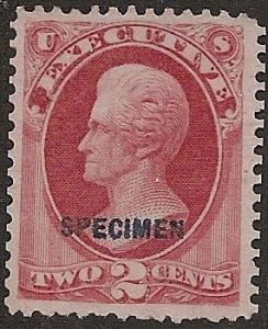 US Official o11 Specimen