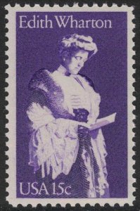 Scott 1832- Edith Wharton, Novelist- MNH 1980- 15c unused mint stamp