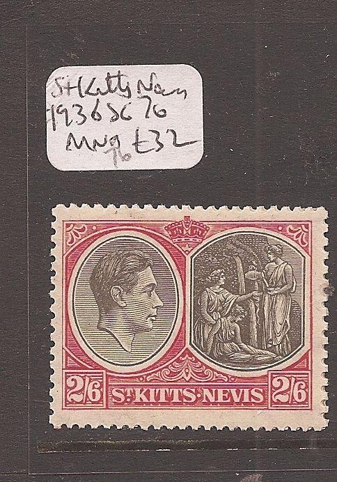 St Kitts & Nevis 1938 KGVI 2/6 SG 76 MNH (6avw)