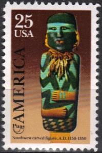#2426, Single. \Carved Figure\, MNH.  25 cent