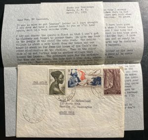 1955 Tchibanga French Africa Airmail Cover To Seattle WA USA