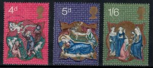 Great Britain 1970 SG838-840 Christmas - See Description