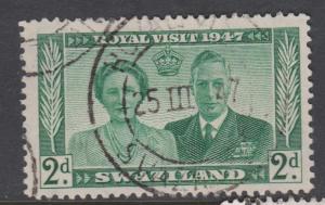 Swaziland 1947 Royal Visit Sc#45 Used