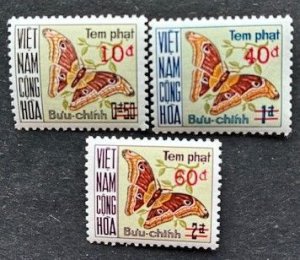 Viet Nam J22-J24 MNH, Surcharged, (So)