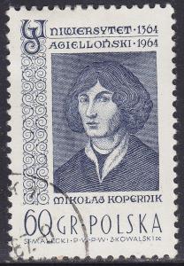 Poland 1229 Nicolas Copernicus 0.60zł 1964