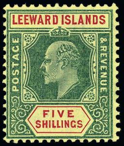 Leeward Islands Scott 29-45 Gibbons 29-45 Mint Set of Stamps