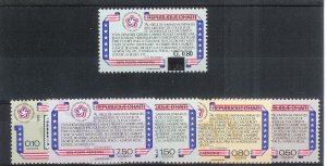 WORLDWIDE (21) US Bicentennial Commem Complete Stamp Sets ALL Mint Never Hinged