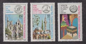 Turkish Republic of Northern Cyprus Scott #80-82 MNH 