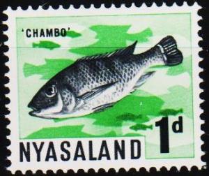 Nyasaland. 1964 1d S.G.200  Unmounted Mint