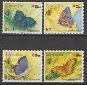 SEYCHELLES 1991 SG 801/4 + MS 805 MNH Cat £15