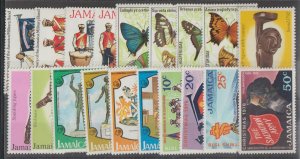 Jamaica SC 431-449 Mint, Never Hinged