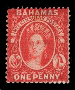 MOMEN: BAHAMAS SG #33x P14 MINT OG H REVERSED WMK CRCC £85 LOT #67456*