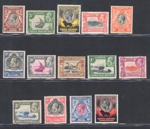 1935-37 Kenya Uganda Tanganyika - STANLEY gIBBONS N. 110/23 - MH*