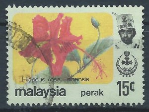 Perak 1979 - 15c Hibiscus - SG188 used