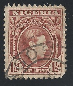 Nigeria #55 1½p King George VI - used
