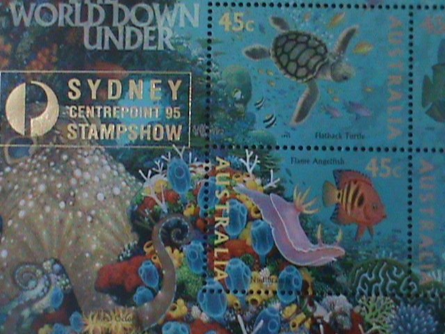 ​AUSTRALIA-1995-SC#1465h- SYDNEY-CENTERPOINT'95 INTL.STAMP SHOW MNH -S/S VF