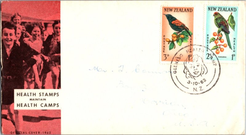 New Zealand, Worldwide First Day Cover, Birds