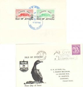 Guernsey Scott 2, LO 1-2 Printed Address.