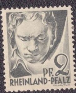 Germany -French Occupation Rheinland-Pfalz 1947 -  6N1 MNH