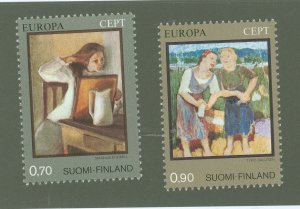 Finland #572-573  Single (Complete Set) (Art)