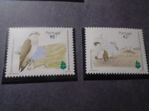 Portugal  #  2039-40  MNH     Birds