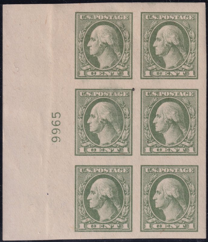 #531 Mint OG, XF, Plate number block of 6 (CV $125) (CV $14 - ID49731) - Jose...