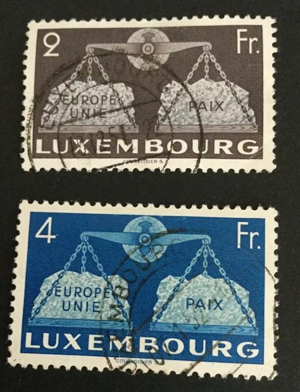 Luxembourg Sc# 272-277 Used - United Europe.Agriculture,industry; Mi# 478-483 