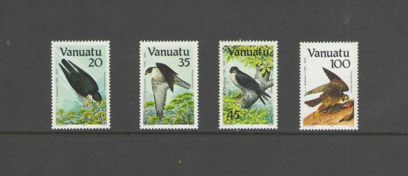 VANUATU:  Sc.388-91 /***BIRDS-FALCON**/ Complete Set   / MNH 