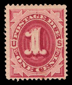 USA J22 Mint (NH) (Horiz Crease, Gum Stain Spot)