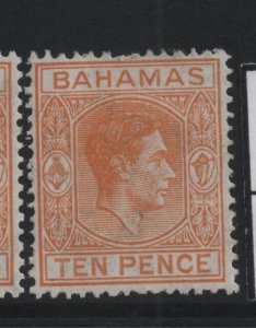 Bahamas 1946 SG154c Ten pence- mounted mint (32202)