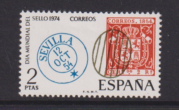 Spain  #1806  MNH  1974 world stamp day