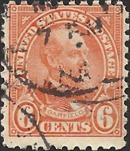 # 587 USED RED ORANGE GARFIELD