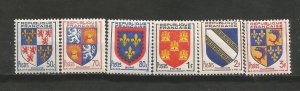 France #694-699 MNH