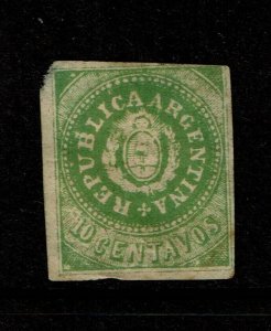 Argentina SC# 6 reprint?, Mint Hinged, mixed condition, see notes - S10673