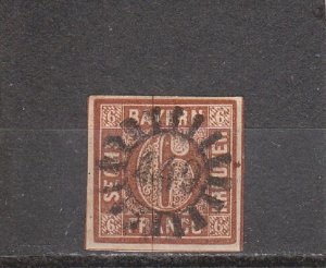 Bavaria  Scott#  5  Used  (1850 Complete Circle)