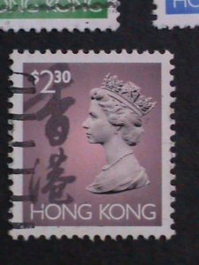 ​HONG KONG-1992-7- SC# 630//618 QUEEN ELIZABETH II USED SET VERY FINE