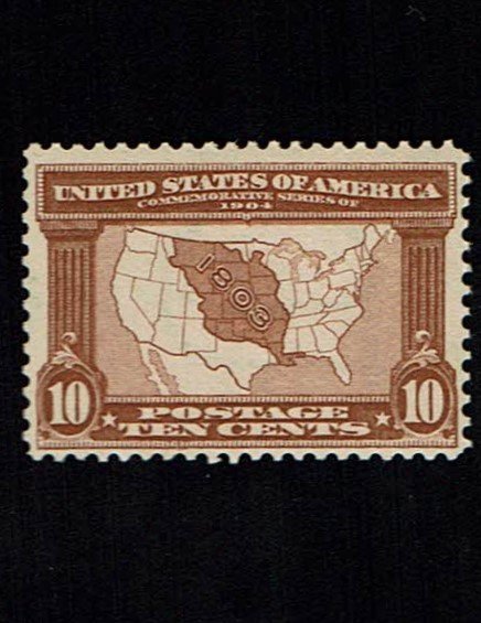 Scott #327 F/VF-OG-NH. SCV - $300.00