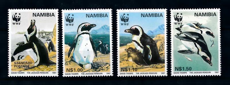 [79153] Namibia 1997 Birds vogel oiseaux Jackass Penguin WWF  MNH