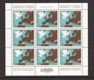 Yugoslavia   #1341-1342  MNH  1977    Europa  in sheets